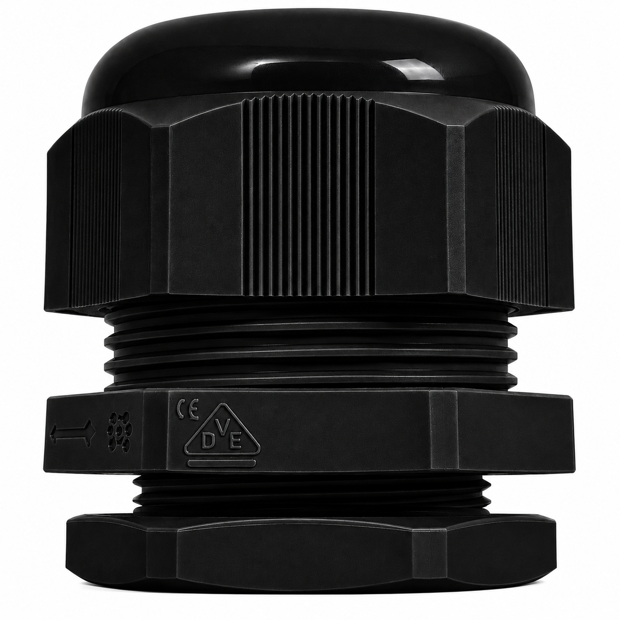 Black Nylon Cable Gland image